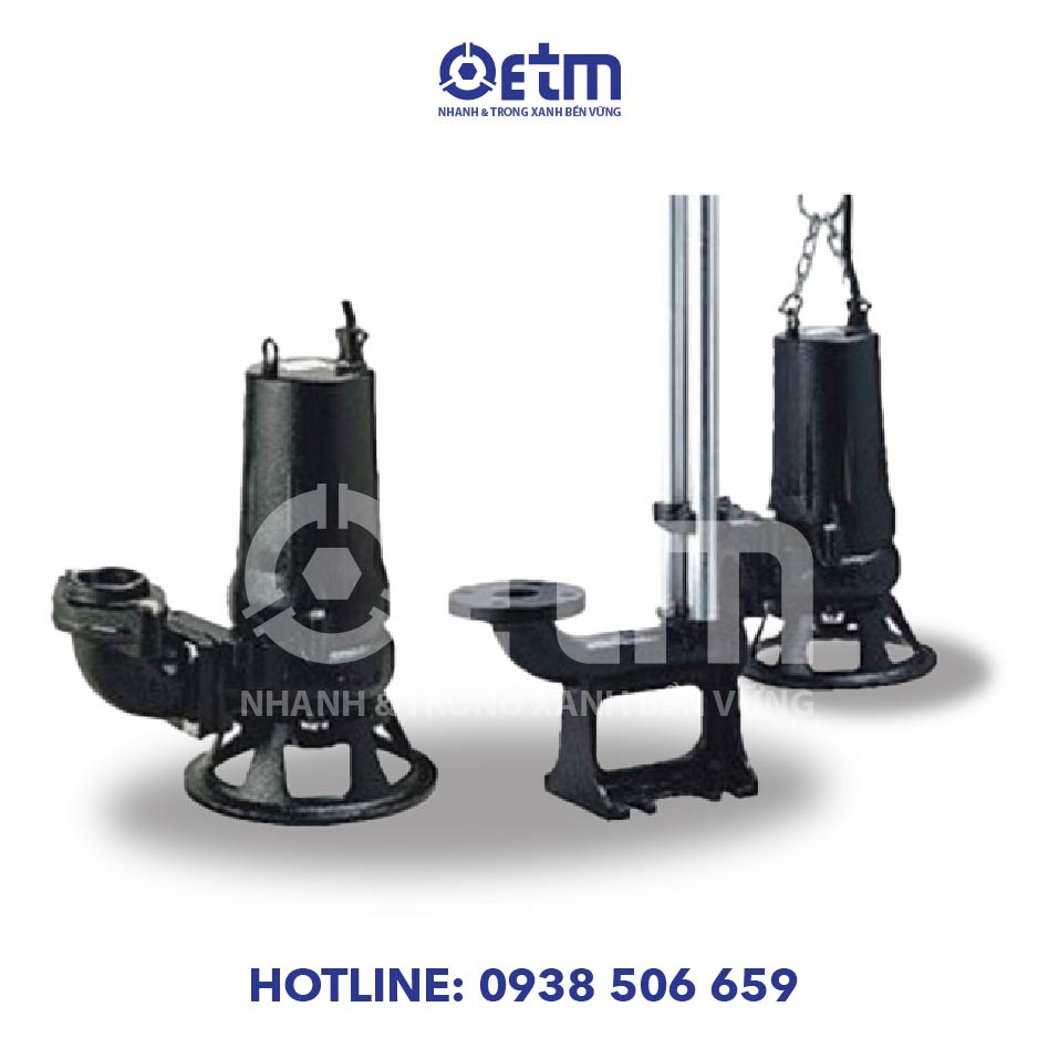 BƠM CHÌM NƯỚC THẢI SERIES B CÁNH HỞ HOĂC BÁN HỞ